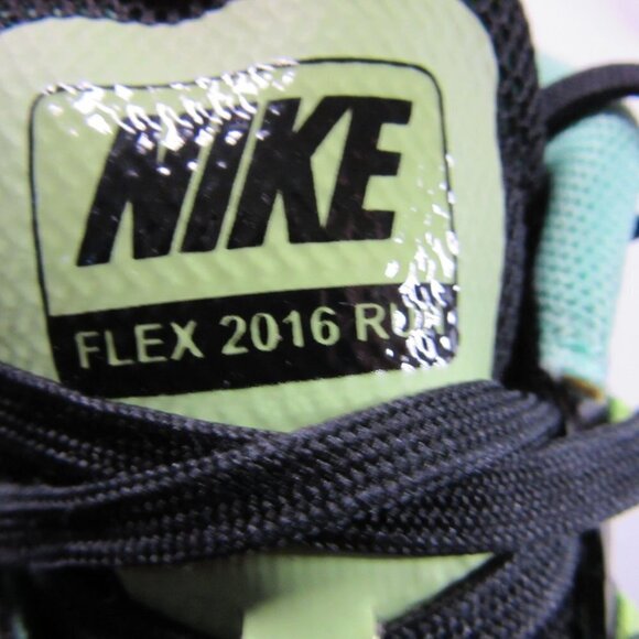 Nike Sneakers FLEX 2016 RUN Black Lace Up Lightweight Running Shoes Gym Womens 9 - Picture 3 of 9
